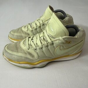 Nike Air Zoom GT Hustle 2 Athletic Sneakers Men's 8 Frozen Yellow Lace-Up Gym